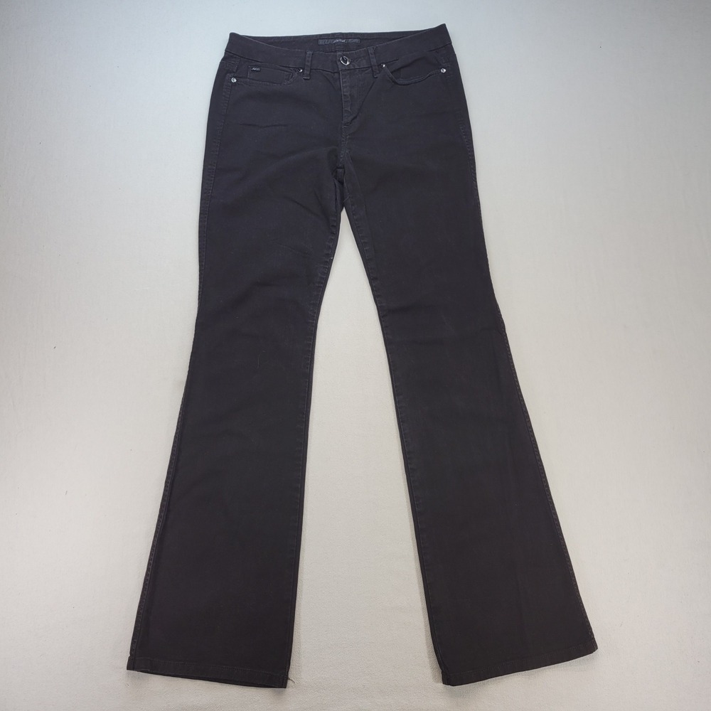 Joe's Jeans Flare Pants‎ Womens 30 Black Mid Rise Stretch Denim
